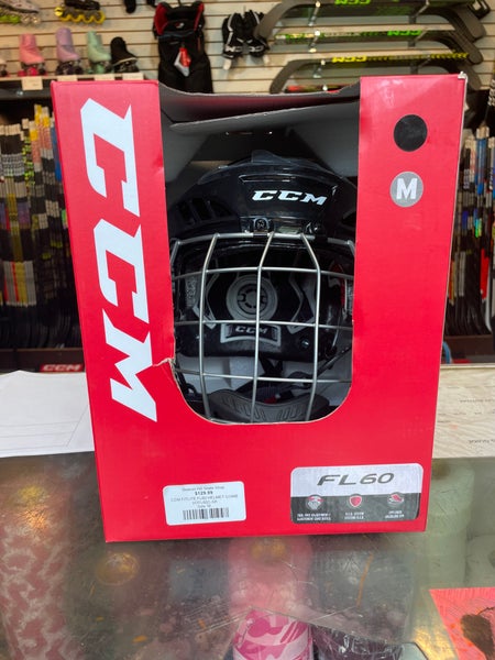 New Medium CCM Fitlite 60 Combo Helmet Valid thru Dec 2027