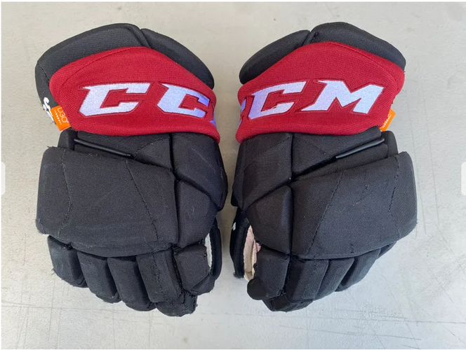 CCM Jetspeed FT1 Gloves 14" Pro Stock Black/Maroon AZ Coyotes