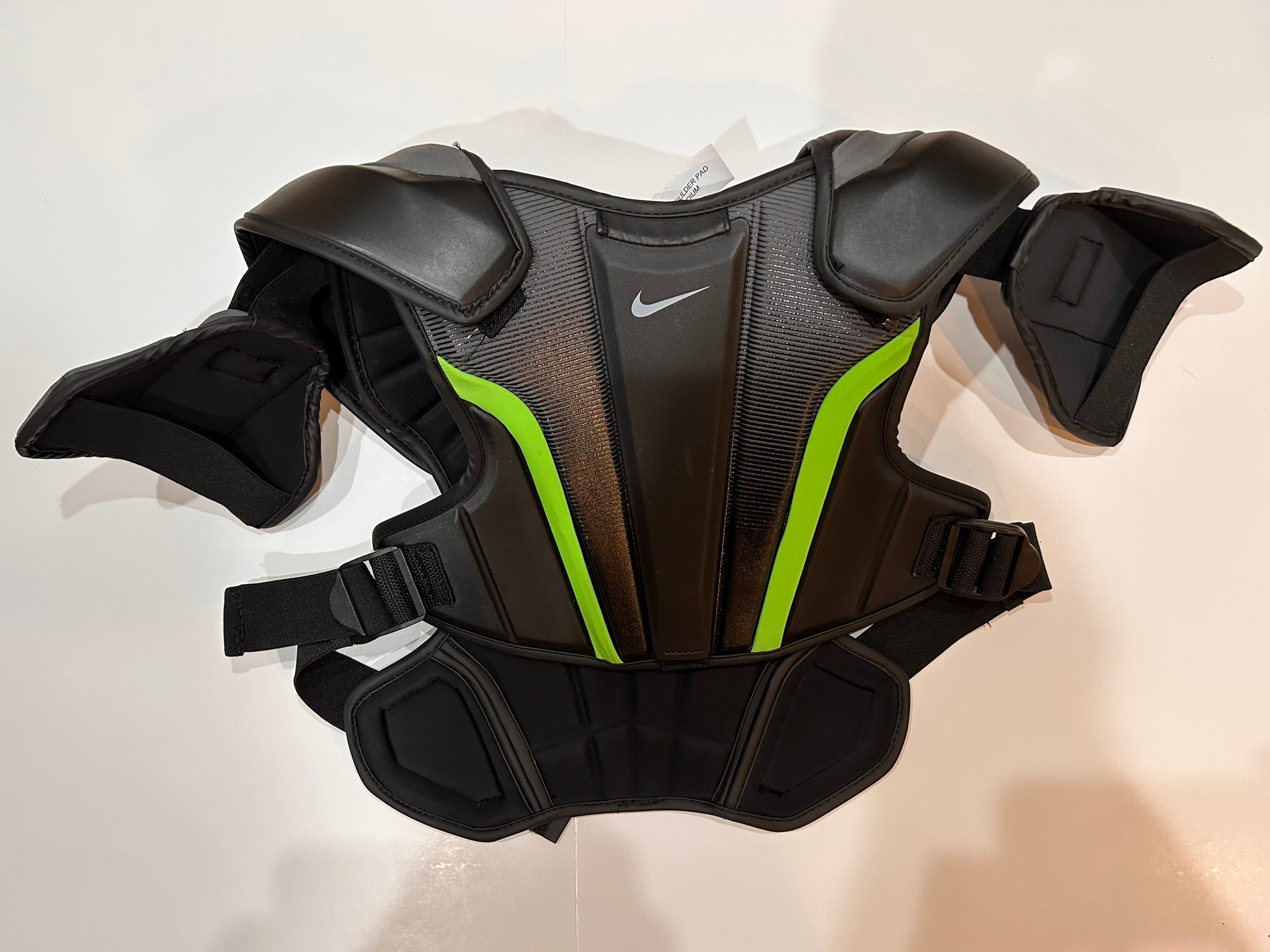 Nike Men's Vapor 2.0 Lacrosse Shoulder Pads, Medium, Black