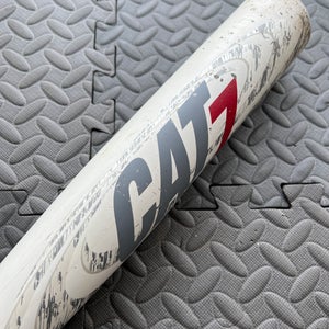 Used BBCOR Certified Marucci CAT 7 Alloy Bat -3 30OZ 33"