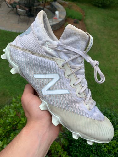 Size 11.5 New Balance freeze 2.0 Lacrosse Cleats White