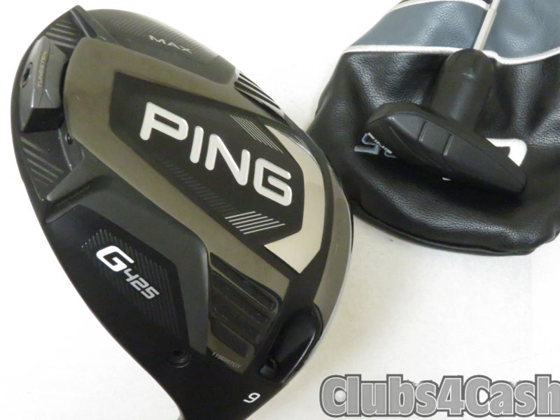 PING G425 Max Driver 9° TOUR 2.0 Black 75X Flex +Cover & Tool .. MINT