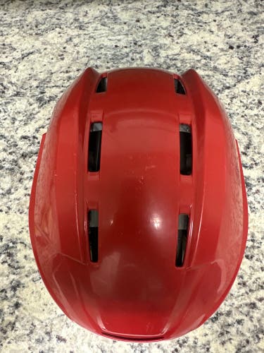 Calgary Roughnecks practice Bauer ims 11.0 helmet (no facemask)