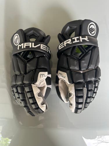 New Black Goalie Maverik 12" Max Lacrosse Gloves