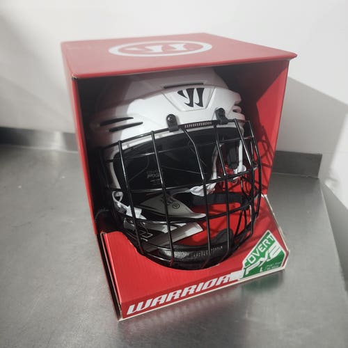 New Large Warrior Covert PX2 Helmet Combo - White