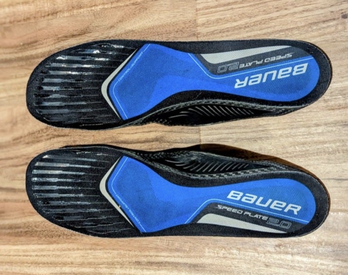 Used Bauer Speed Plate 2.0 Hockey Insoles Sizes 6.5-7.5