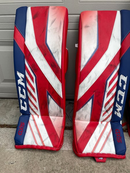 Used 31"+1 CCM Axis Pro Goalie Leg Pads