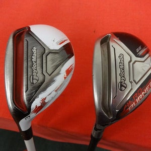 TAYLORMADE Aeroburner 3 4 Hybrid Set LH Left Handed Factory Stiff Flex