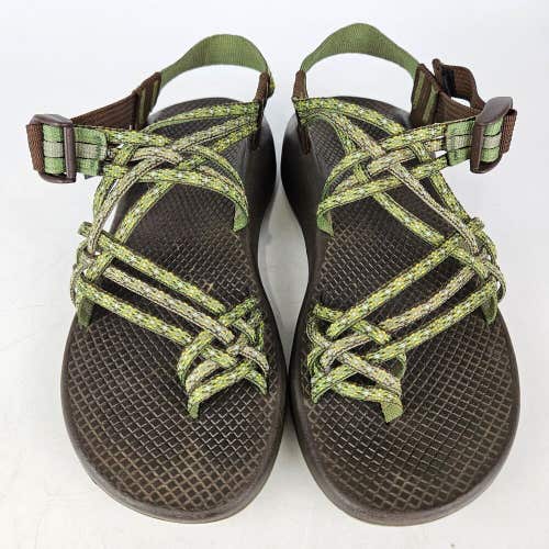 Chaco ZX/3 Classic Green Brown Comfort Sport Sandal Women's Size 9