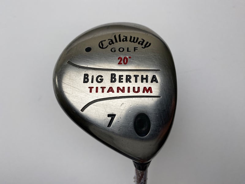 Callaway Big Bertha Titanium 7 Fairway Wood 20* RCH 75w Regular Graphite Mens RH