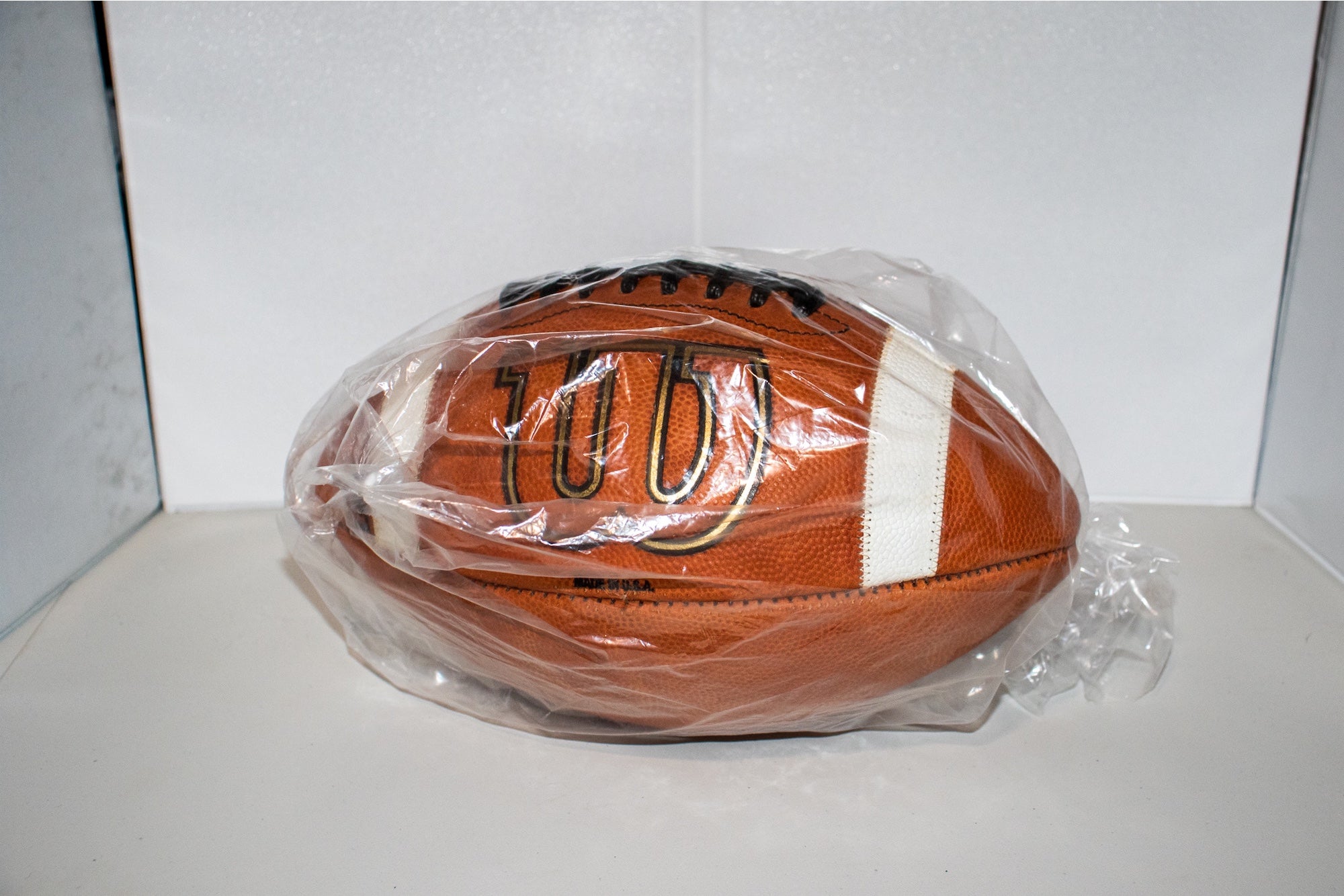 Wilson GST Leather Football, Broken In Footballs