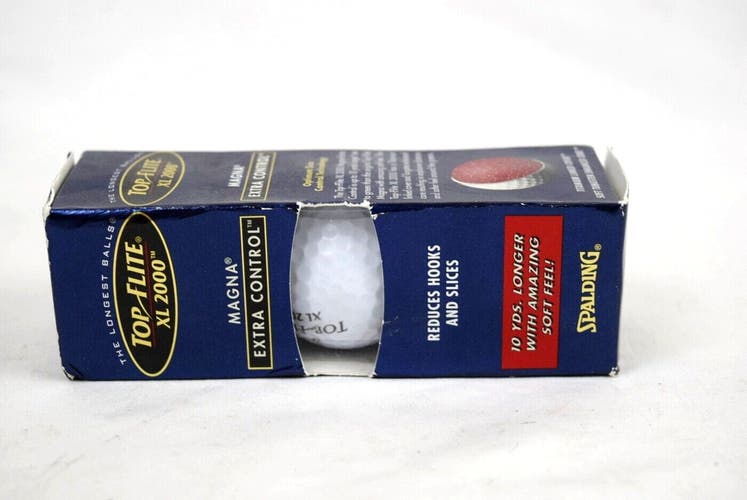 TOP FLITE XL 2000 EXTRA CONTROL 3 PACK OF GOLF BALLS