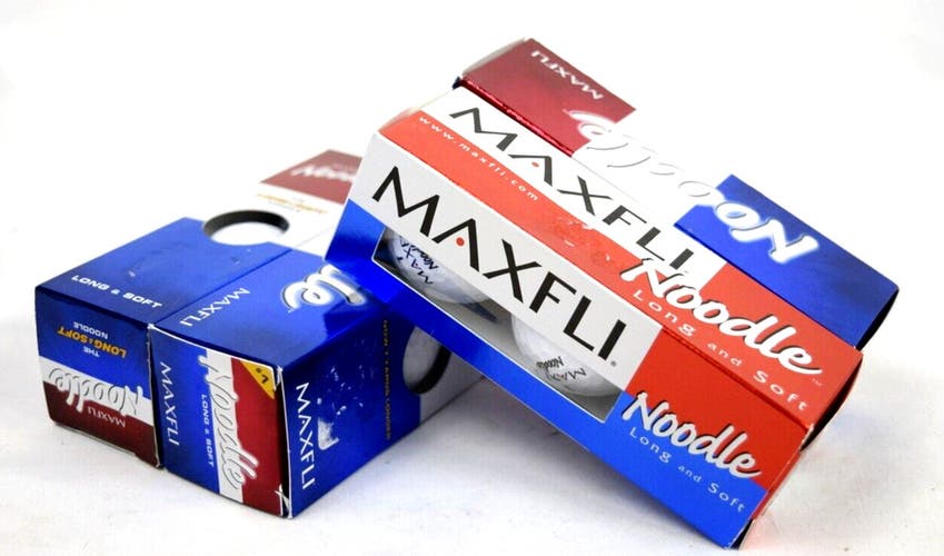 MAXFLI NOODLE TWO 3 PACKS OF GOLF BALLS