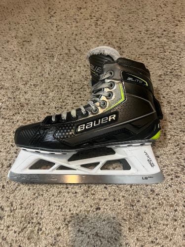 Used Bauer Regular Width Size 7.5 Elite Hockey Goalie Skates