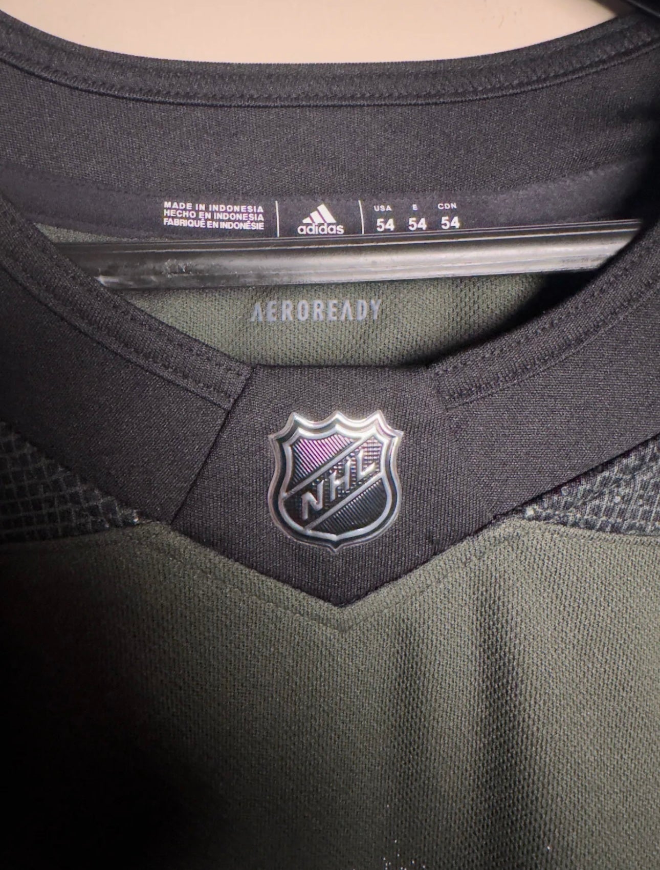 adidas NHL Ice Hockey Aeroready Jersey - Black