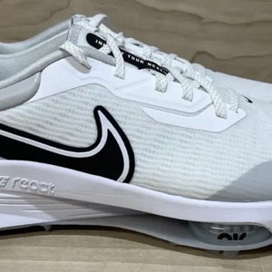 Size 9.5 Men’s Nike Air Zoom Infinity Tour NEXT% Golf Shoes Sneakers White Grey