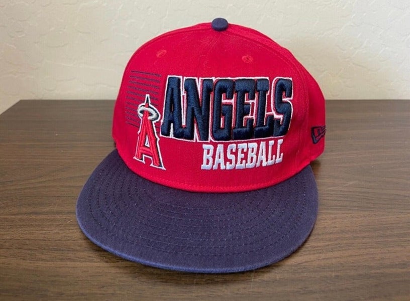 Oakley Los Angeles Anaheim Angels New Era 9FIFTY Snapback Mesh Baseball Hat  Cap (Red) 