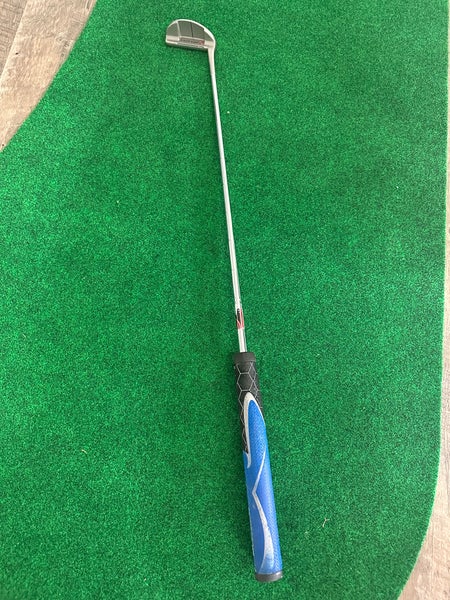 Silver Used Men's Odyssey Right Handed Mallet White Hot Pro #9 Putter Uniflex 35"