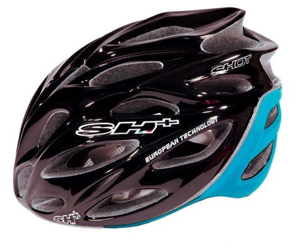 SH+ (SH Plus) Shot Cycling Bicycle Helmet - Black / Blue  (Was $170) Kask