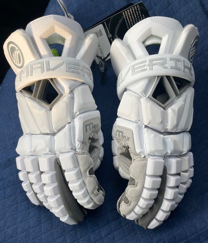 MAVERIK MAX GLOVES 2025 13” - WHITE (NEW)