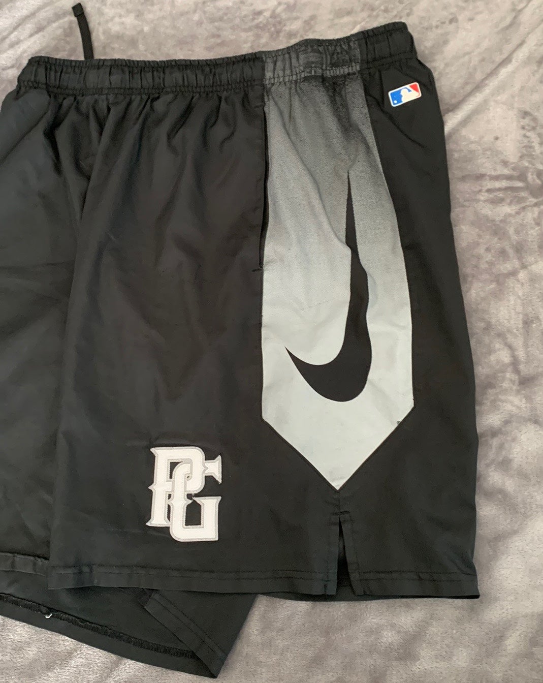 Men's Nike MLB PG baseball Warmup Practice dri-fit shorts black XL