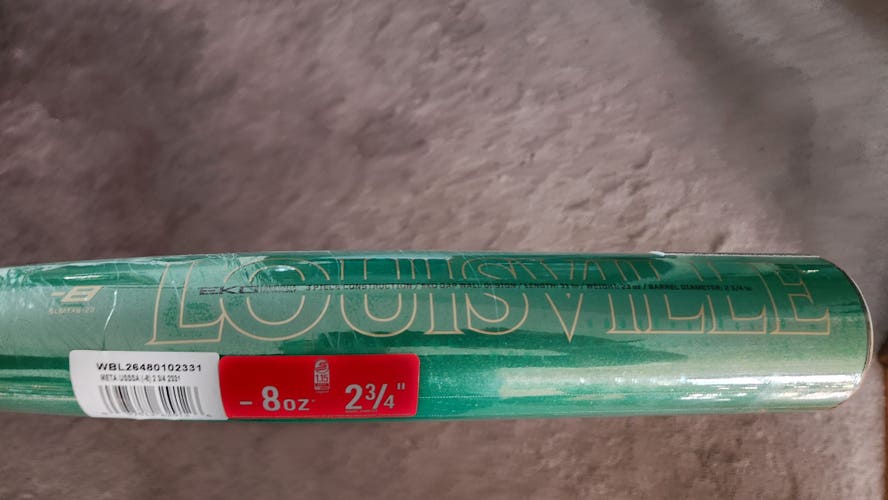 New 2023 Louisville Slugger Composite Meta Bat (-8) 23 oz 31"