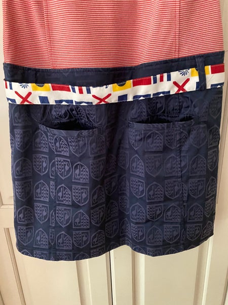 Callaway polo dress wz belt & 4 pockets. Chest 32-34" Red Navy golf short sleeve