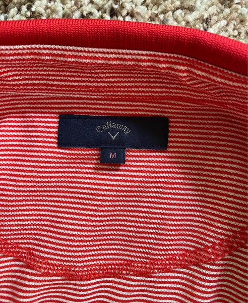 Callaway polo dress wz belt & 4 pockets. Chest 32-34" Red Navy golf short sleeve
