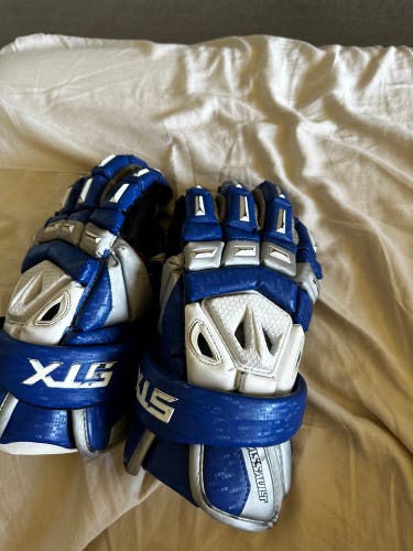 STX used lacrosse gloves