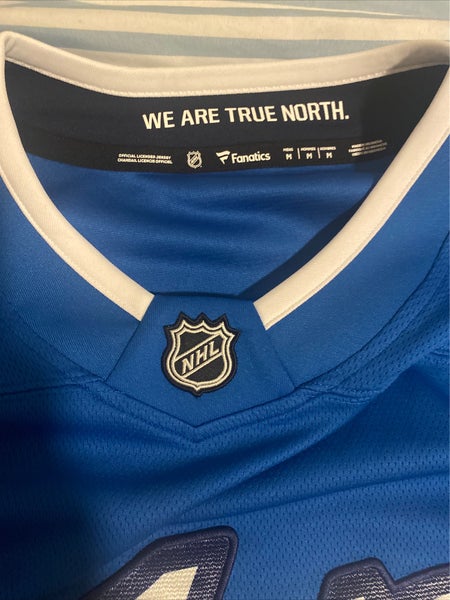 Men's Fanatics Branded Blue Winnipeg Jets Home Breakaway Custom Jersey