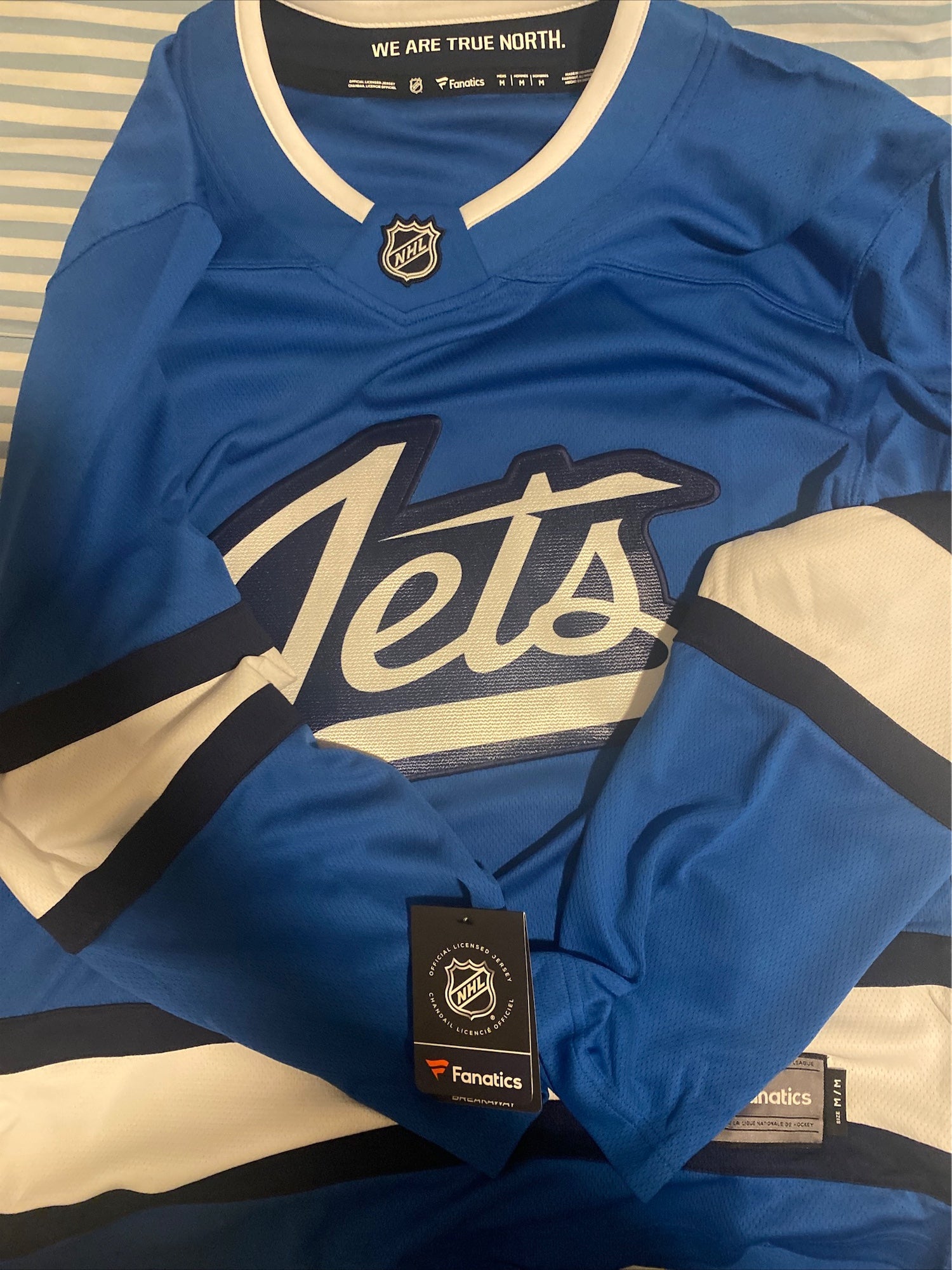 Fanatics, Shirts, Brand New Fanatics Winnipeg Jets Alternate Jersey