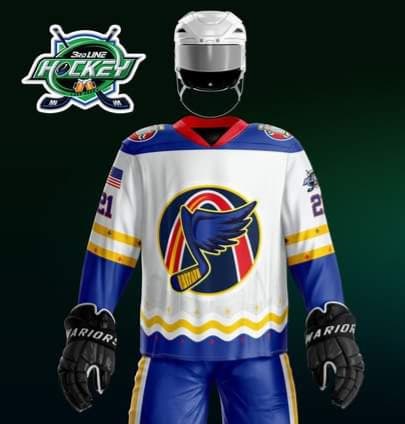 3rd Line Hockey White XL Adult Unisex Saint Louis Blues Jersey #23