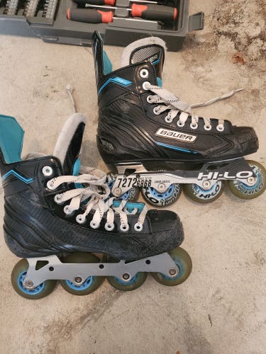 Used Bauer RSX Inline Skates Size 5.5