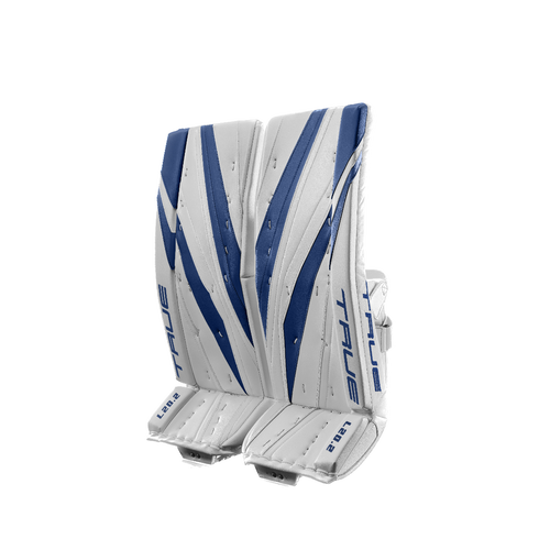 NEW 33+2 TRUE L20.2 GOALIE PADS - White/Royal