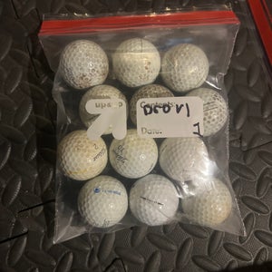 Used Titleist 12 Pack (1 Dozen) Pro V1 Balls
