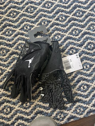 Black Adult Large Jordan Gloves