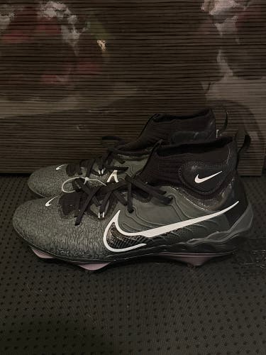 2023 Black New Adult Men's Size 13 Metal High Top Alpha Huarache NXT