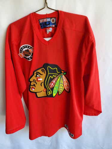 Chicago Black Hawks Red Used XL Men's CCM