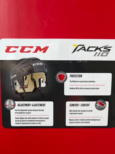 Used CCM  Tacks 110 Helmet