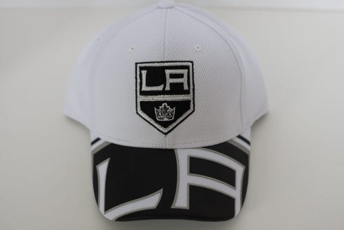 White New Men's Large/Extra Large Reebok Hat - LOS ANGELES KINGS L/XL