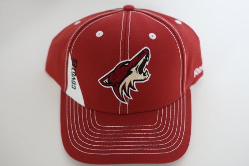 Arizona Coyotes Vintage Snapback Hat Reebok Edge Hat Cap Neon Red, Adult  NEW