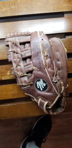 Used Right Hand Throw Outfield Baseball Glove 13"
