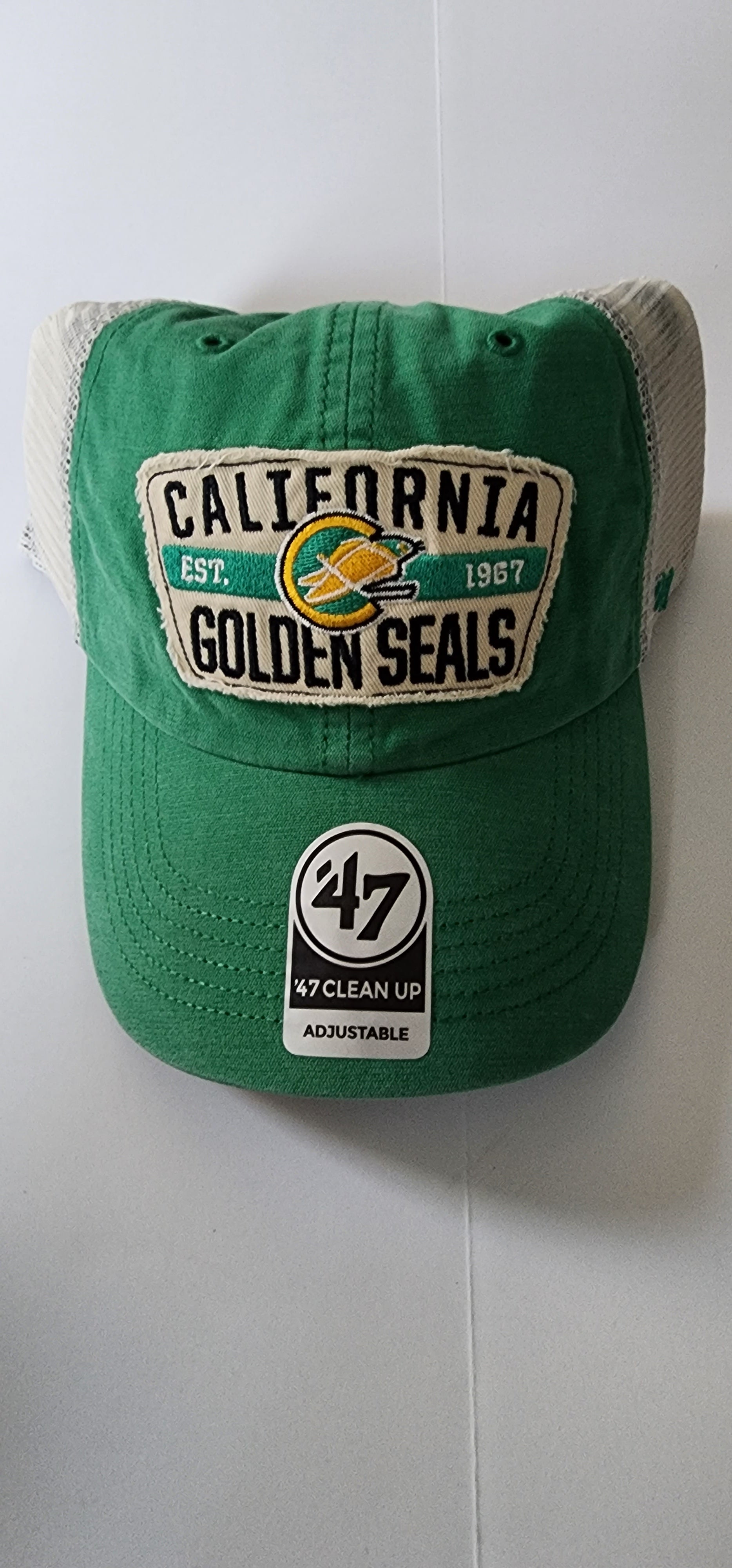 Men's California Golden Seals Vintage Clean Up Adjustable Hat - One Size