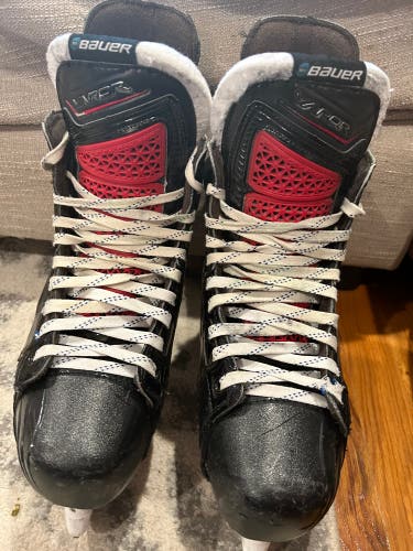 Used NYR Pro Stock #76 Brady Skjei Bauer Vapor Size 9.5 Skates