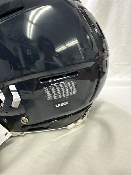 Adult LG Navy Blue Schutt  F7 VTD Collegiate Football HELMET new W/ ROPO Mask