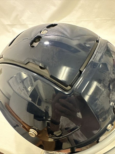 Adult LG Navy Blue Schutt  F7 VTD Collegiate Football HELMET new W/ ROPO Mask