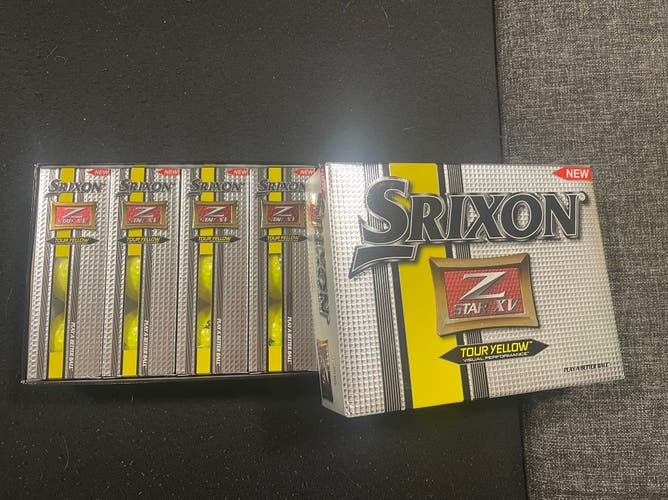New Srixon 12 Pack (1 Dozen) Z-STAR XV Balls