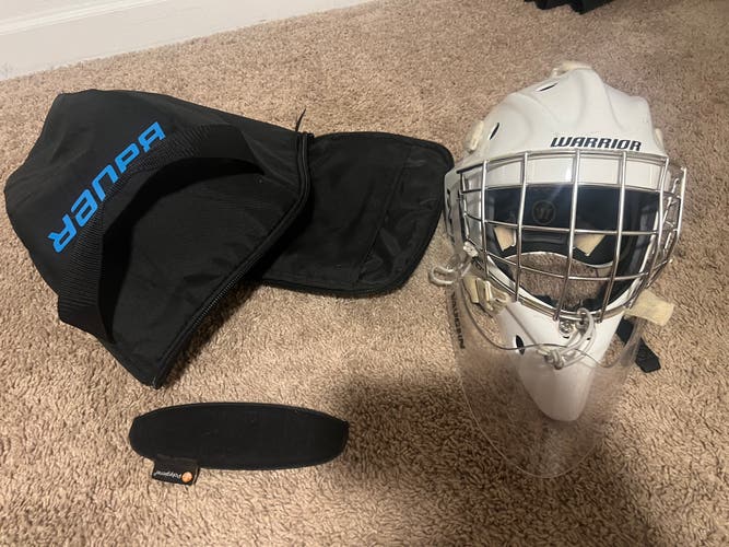 Used Warrior Pro Stock Ritual F1+ Goalie Mask