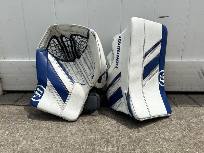 Warrior R/GT2 Intermediate Goalie glove and blocker set