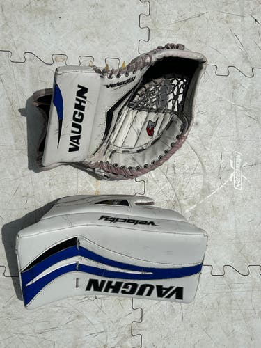 Vaughn Velocity V7 Intermediate Goalie Blocker And Junior Glove